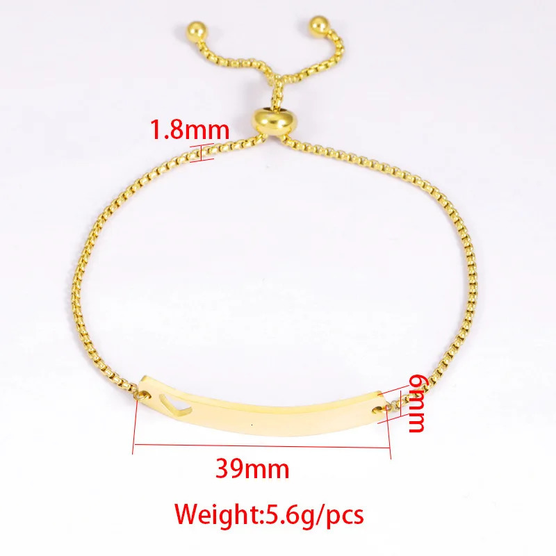 10Pcs/Lot Stainless Steel Mirror Polished ID Tag Hollow Heart Box Chain Bracelets For DIY Lover Gift 241214
