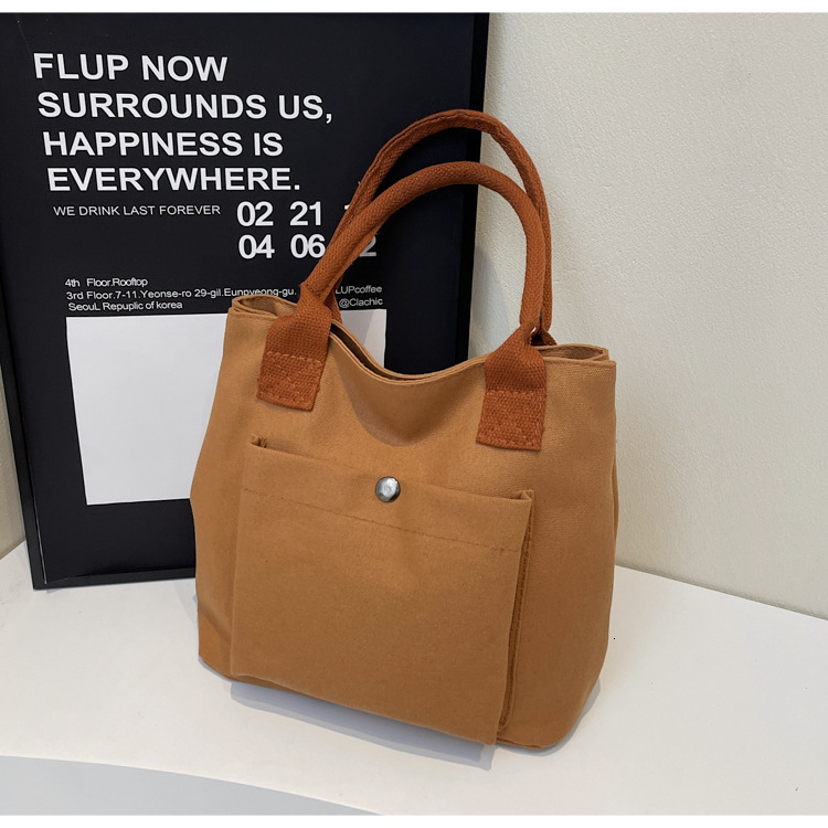 New Canvas Japanese and Korean Tote Women s Designer Handbag Cloth Small Cloth Rice Box Bag Single Shoulder Bag bag