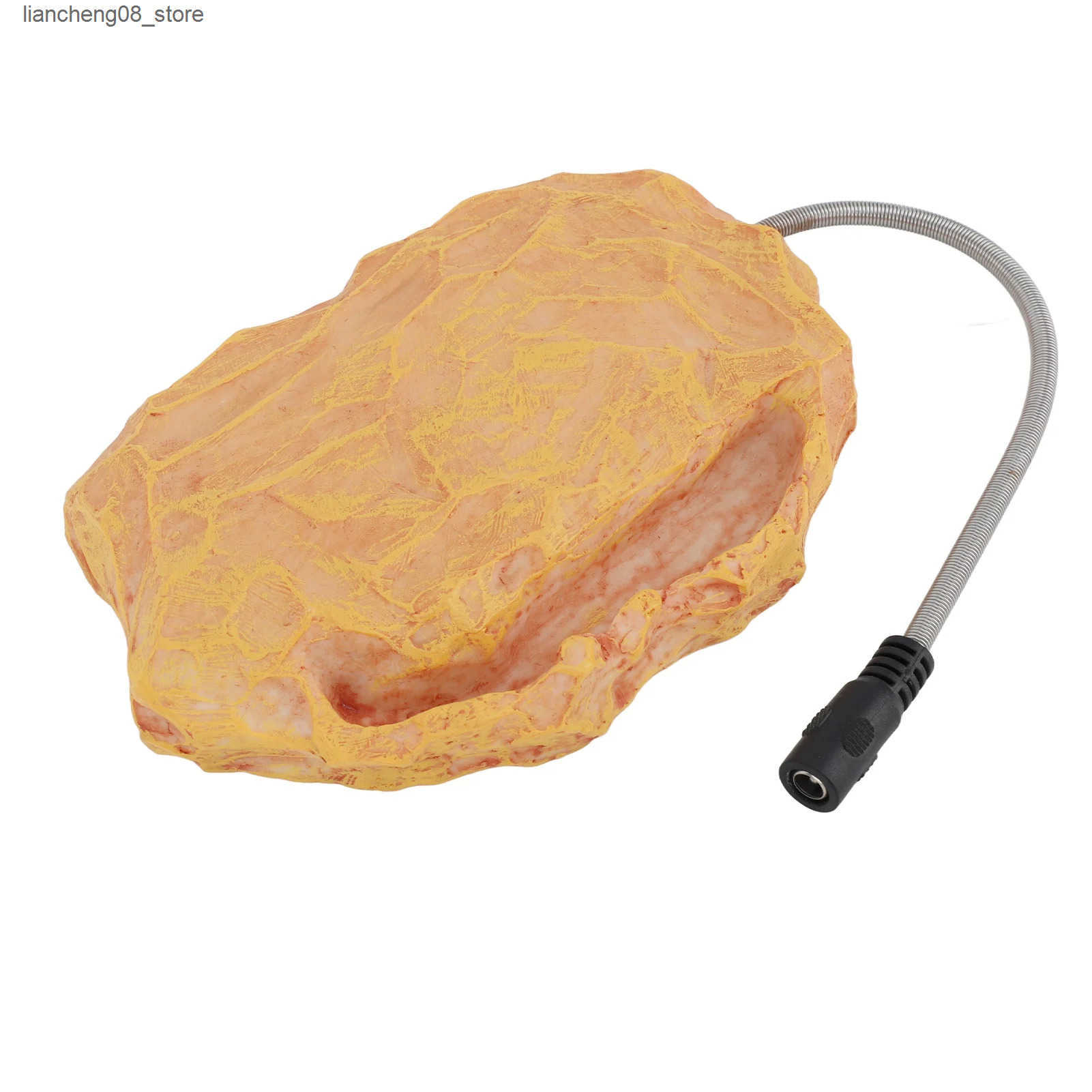 Other Pet Supplies Reptile Heating Rock 12V 5w Temperature Controlled Heating Rock Heater Easy To Clean Waterproof Environmental Resin for Turtle L240