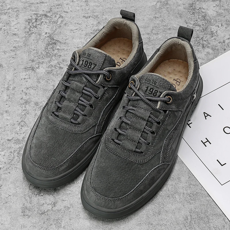 High Quality Oxford Shoes Breathable Mens Mesh Casual Shoes Mens Camping Mountaineering Shoes Massage Soles Free Delivery 241213