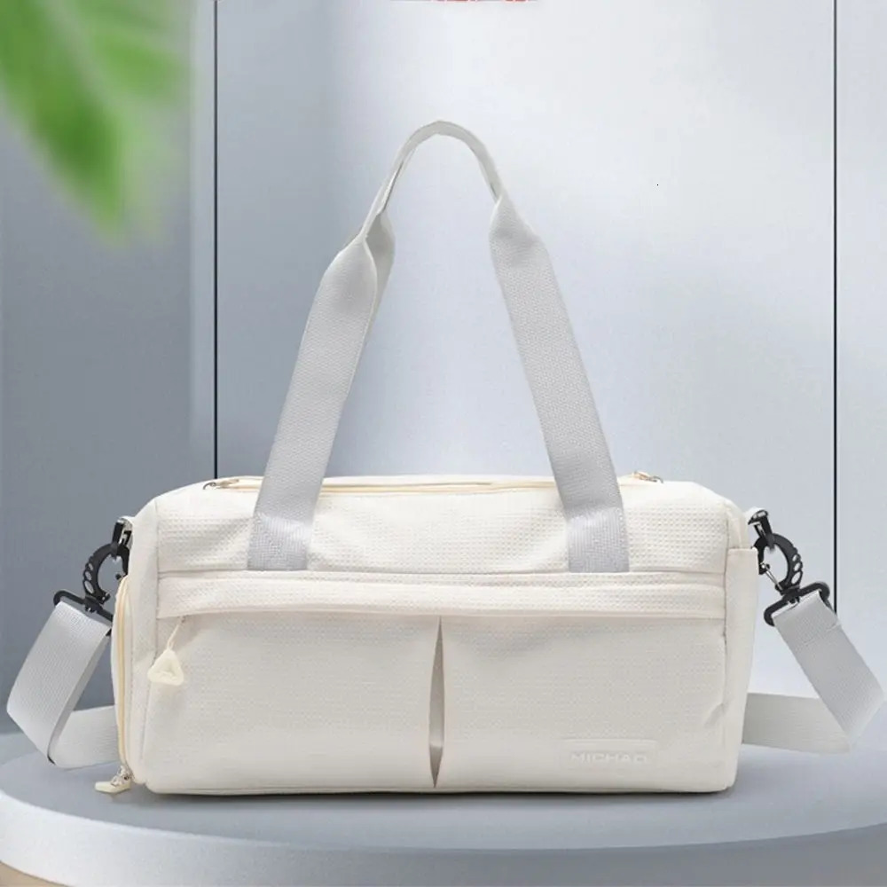 Shoe accessories yoga mat bag dry wet separation waterproof gym shoulder bag large capacity nylon fitness handbag sports bag 241220