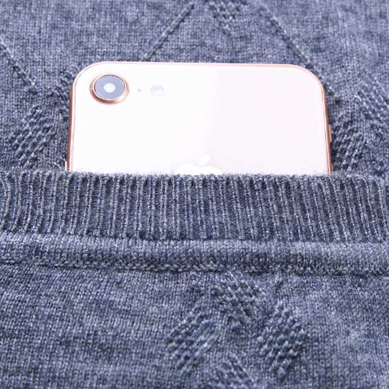 Anti-pilling Top Grade New V Neck Fashion Brand Knit Cardigan Casual Preppy 2024 Autum Sweater Vest Sleeveless Mens ClothingXJ241221