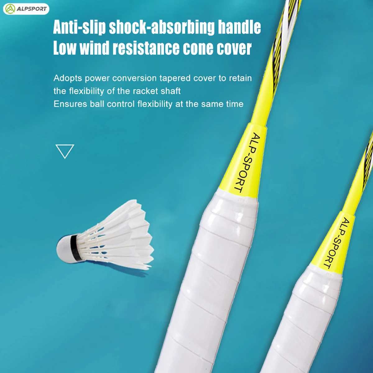 ALP 00ZZ 2PCS/Batch High Quality Badminton Pads Ultra Light Carbon Fiber Original Professional Import Training ALPSPORT USAW241221