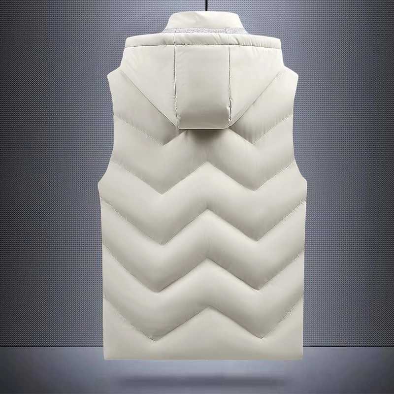 Men Vest Windproof Vest Men Jacket Sleeveless Vest Winter Jacket Casual Coat Men down Cotton Warm Thicken Waistcoat thick giletXJ241221