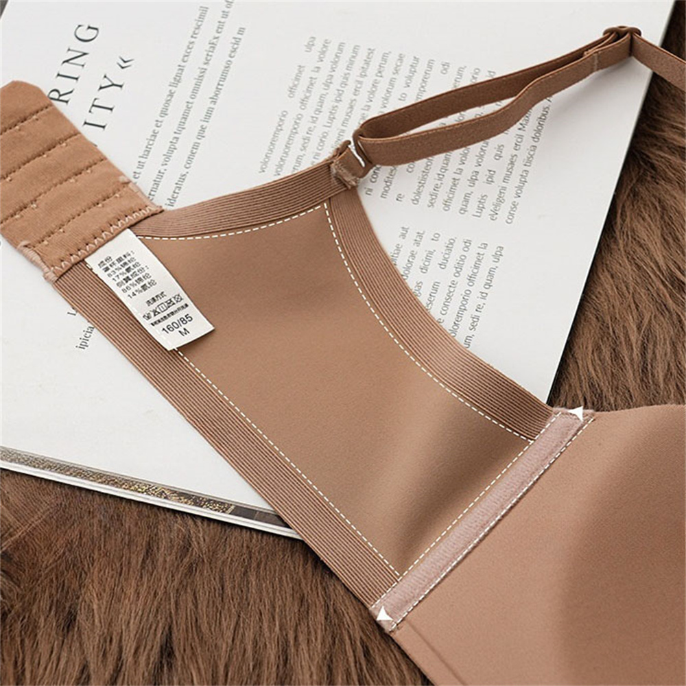 One Piece Seamless Half Cup Bra Smooth Surface Top Support Thin And Comfortable Without Steel Ring Bra One Piece Seamless Half C
