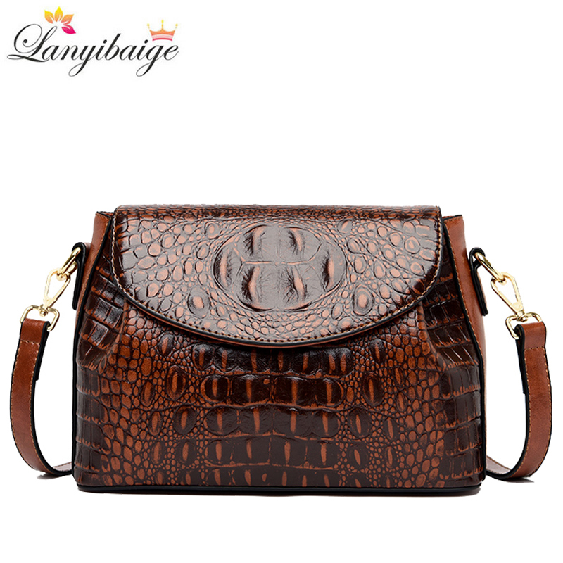 Brand Handbags For Women 2023 Sac A Main Ladies Crocodile Pattern Leather Crossbody Bags Designer New Shoulder Bag Bolsos