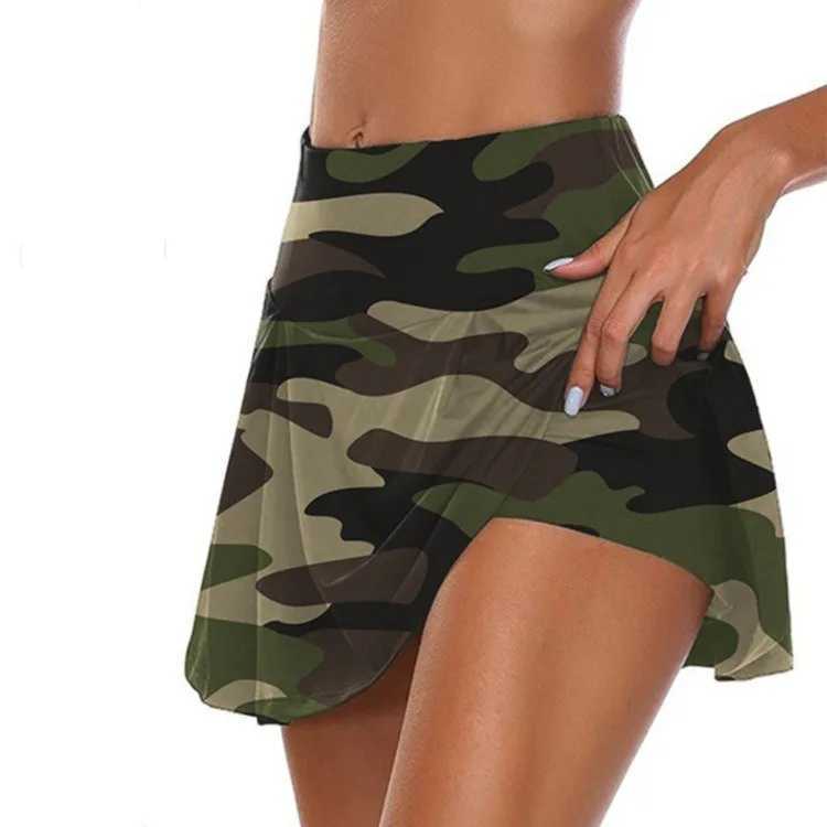 Tennis for Women Dance Fitness Solid Sports Skirts Women Tennis Running Skort Active Athletic Yoga Fitness Skirt ShortXJ241221