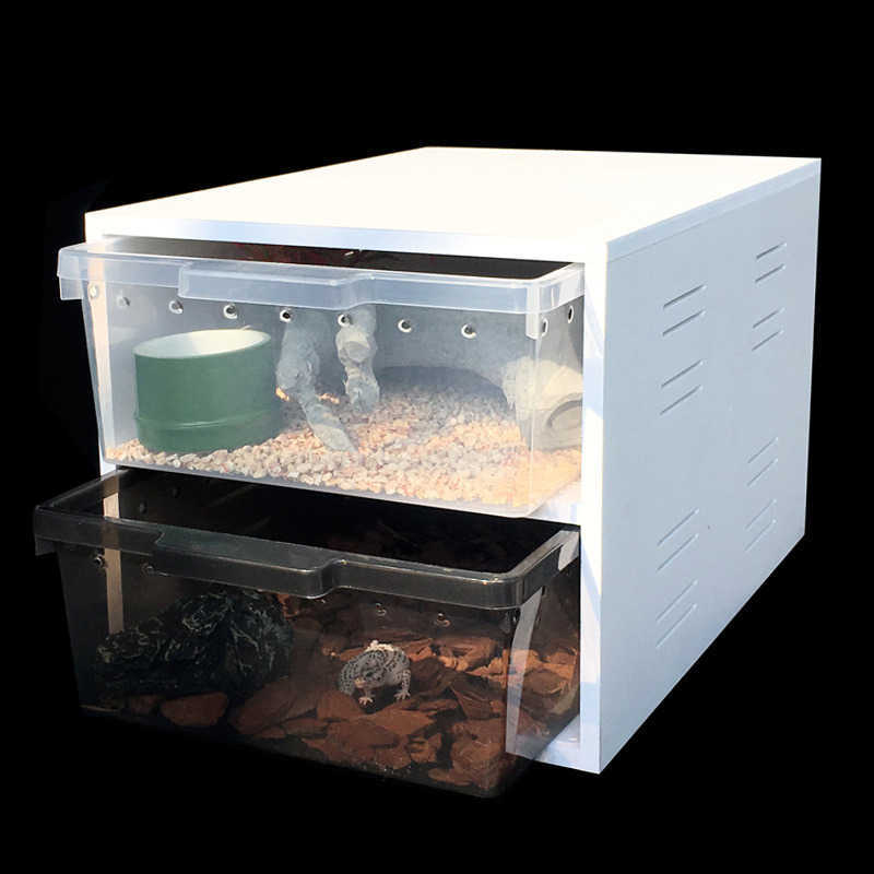 Other Pet Supplies Reptile box climbing pet cabinet reptile box insulation box pet feeding box palace Snake breeding and breeding appliance PVC drawer
