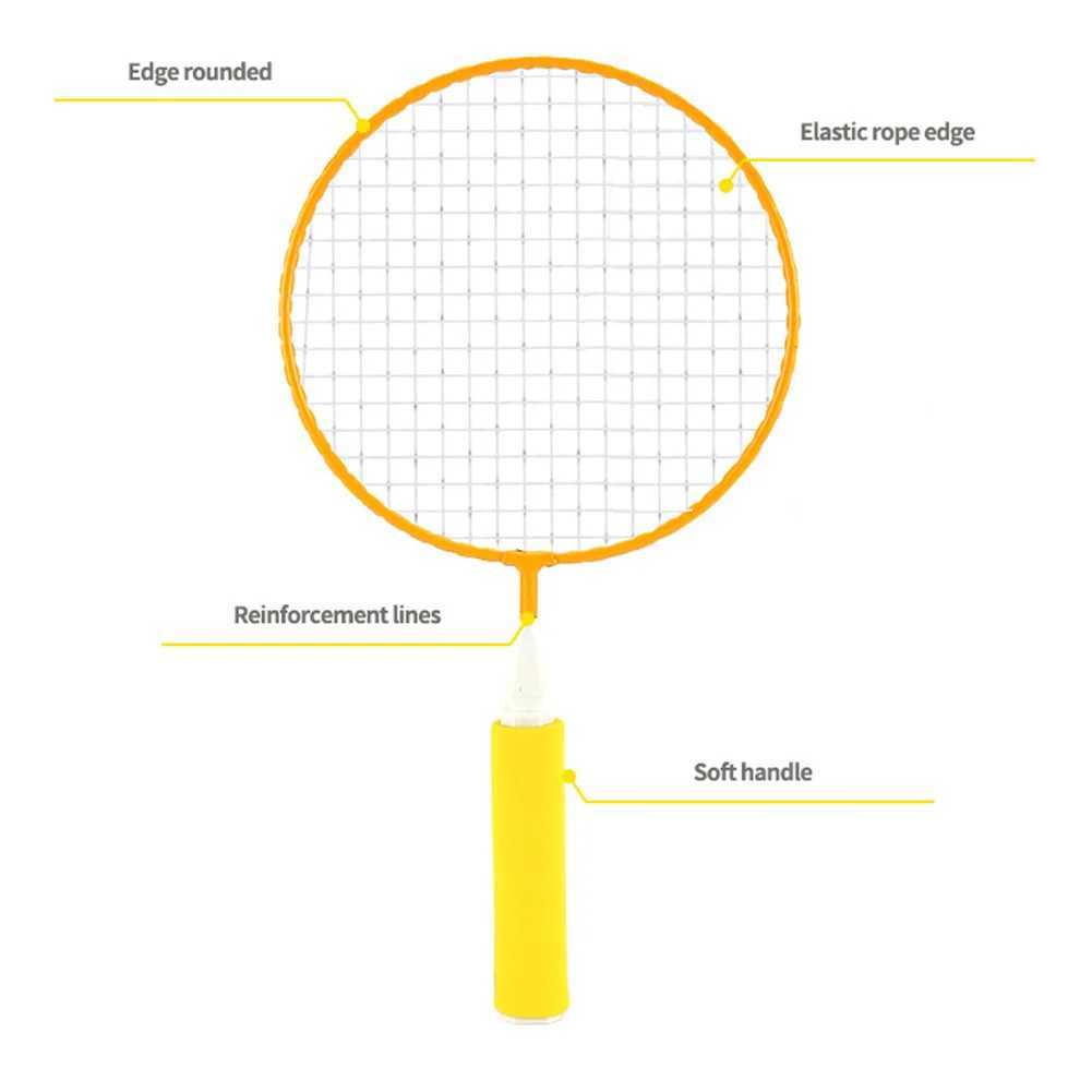 Racet set with 2 shutter roosters childrens racket set outdoor racket sports toy suitable for indoor and outdoor sports for childrenW241221
