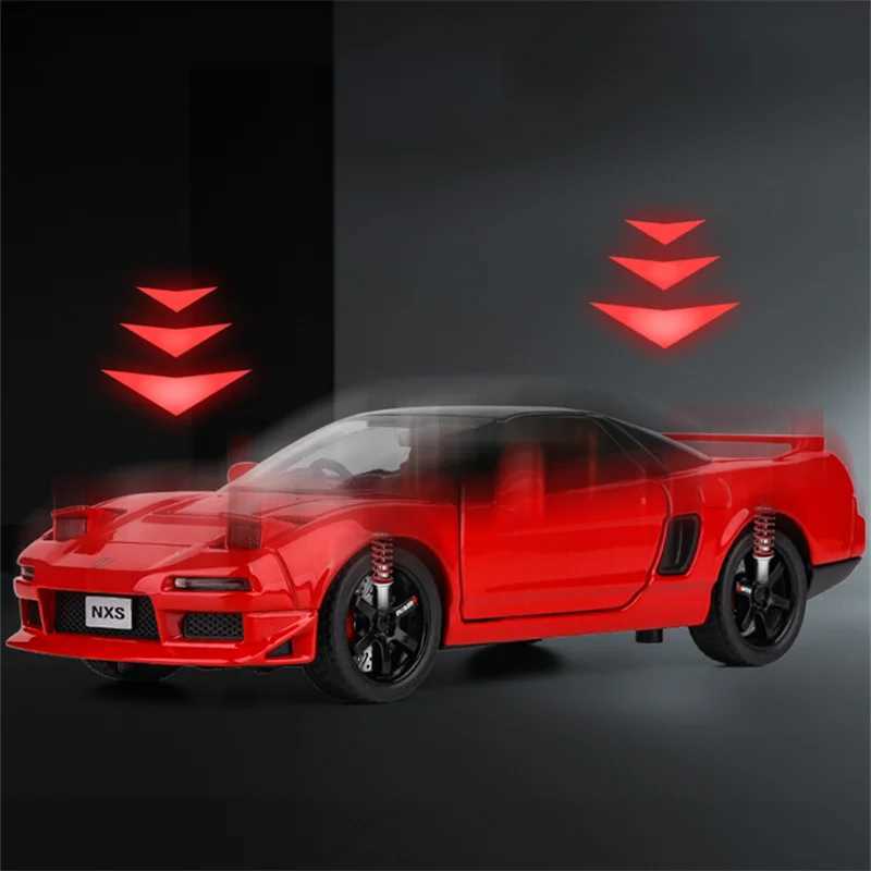1 32 Honda Acura NSX NA1 alloy sports car model die-casting and toy car metal racing car model simulation sound light childrens giftXJ250407