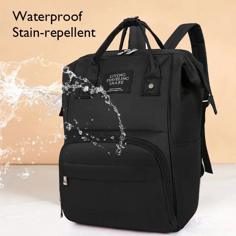 Nappy Backpack Bag Mummy Large Capacity Bag Mom Baby Multi-Function Waterproof Outdoor Travel Bags for Baby Care 241220