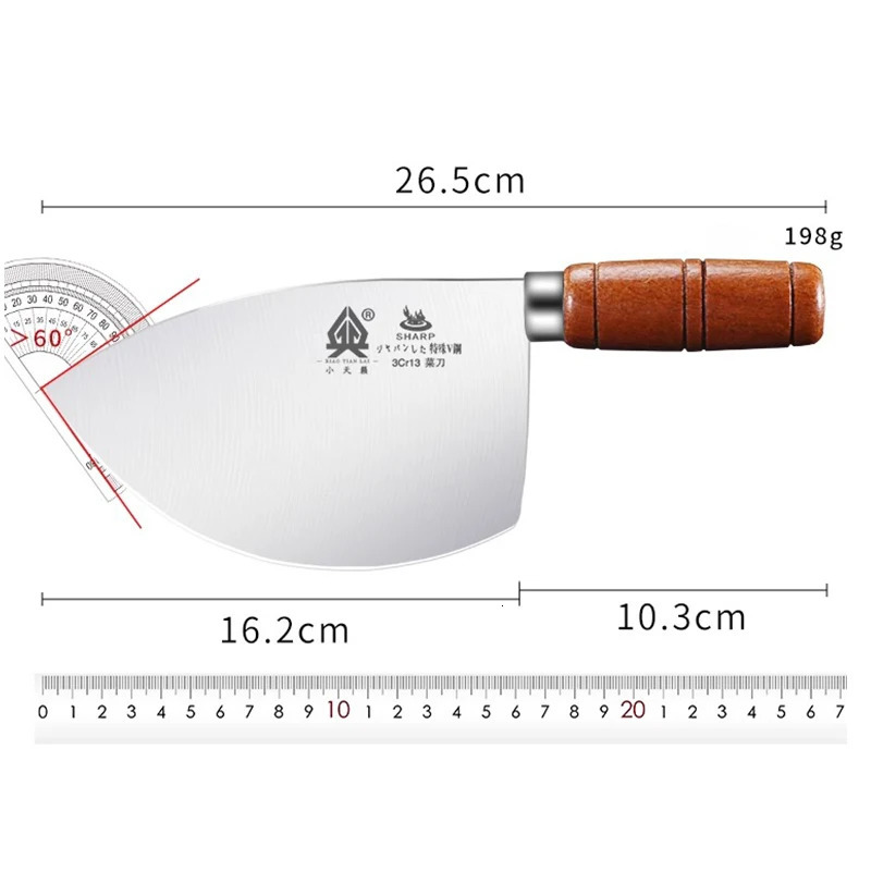 Stainless steel slicing knife commercial fish scale knife for Tuna cutting professional butcher fish scale tool meat cutter 241220