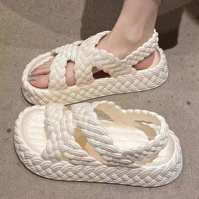 New Platform Sole Hollow Open Toe Women's Sandals Summer Fashion Casual Elegant and Comfortable Running Shoes zhanyishengli