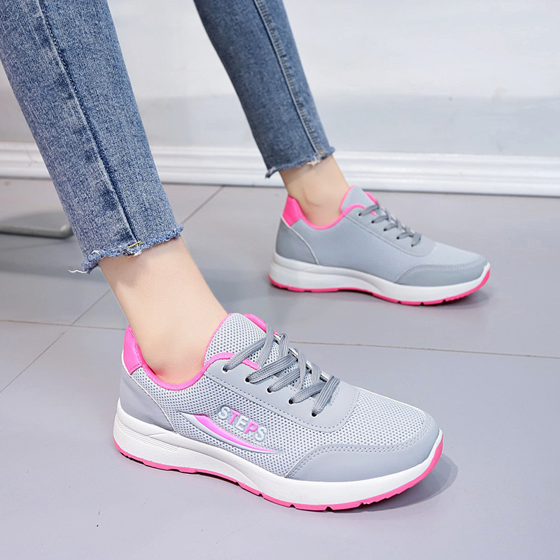 2025 free shipping Men Run Sneakers Lace up Walking Basketball Sports Road Running Shoes Student Casual Shoe