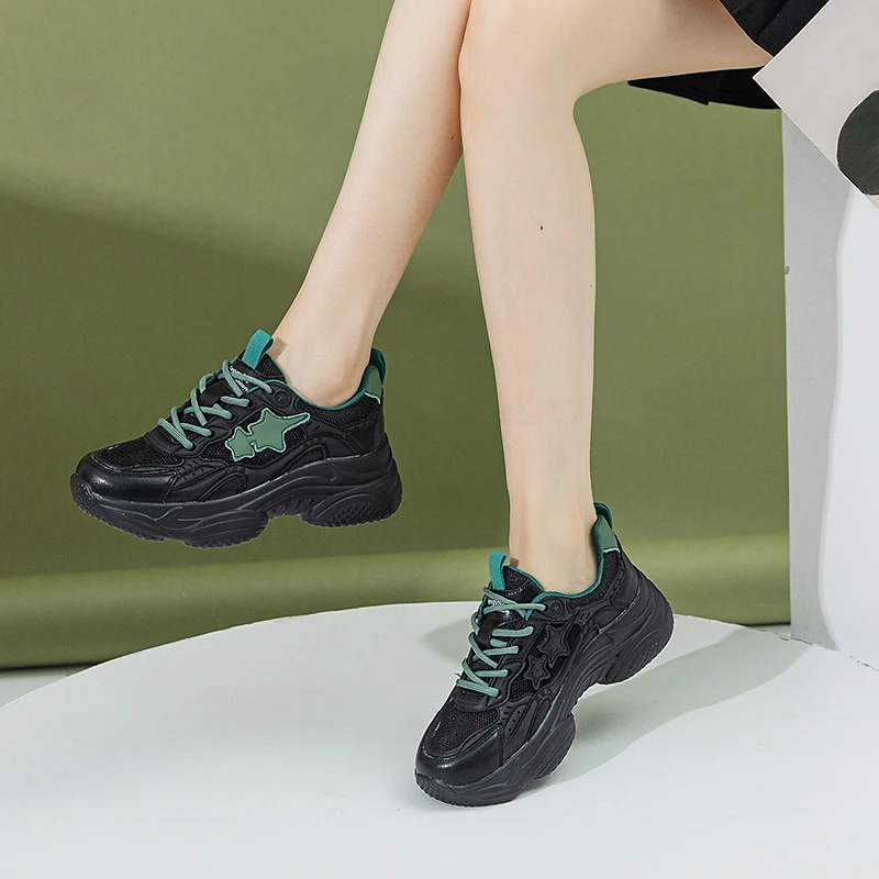 AIYUQI Sneakers Women Mesh Summer Breathable Women's Sneakers Casual Large Size Platform Women's Shoes