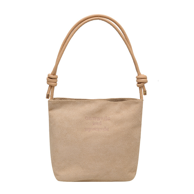 Autumn and winter suede new women s designer handbag trendy crossover super hot shoulder bag bucket bag bag