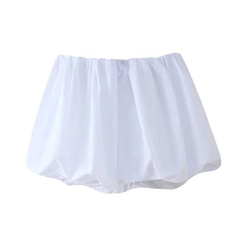 Koekop Womens Fashion oon Skirt Pants Vintage High Waist Womens Chic Ladies Wipe Mini SkirtXJ241221
