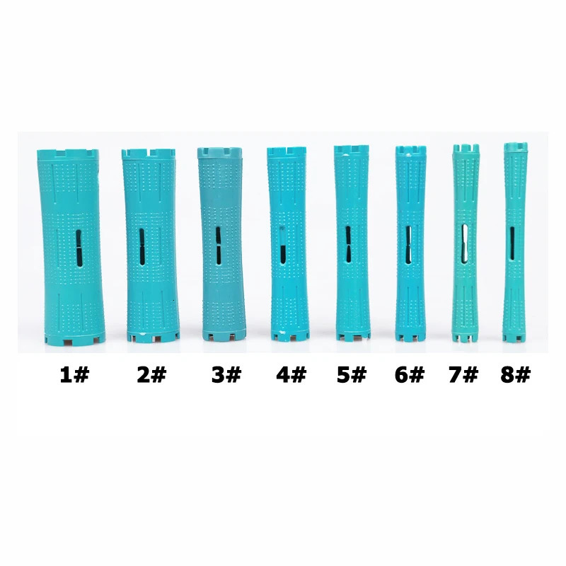 Drop 3 Packs Hair Rollers with Rubber Bands Hollow Core Flexi Rod Cold Perm Rods Hair Curling Bars Hairdresser Tool 1162 241220