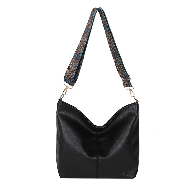 2025 New Women's Large Capacity Single Shoulder Bag, New Broadband Shoulder Crossbody Bag, Designer Texture Commuter Bucket Bag