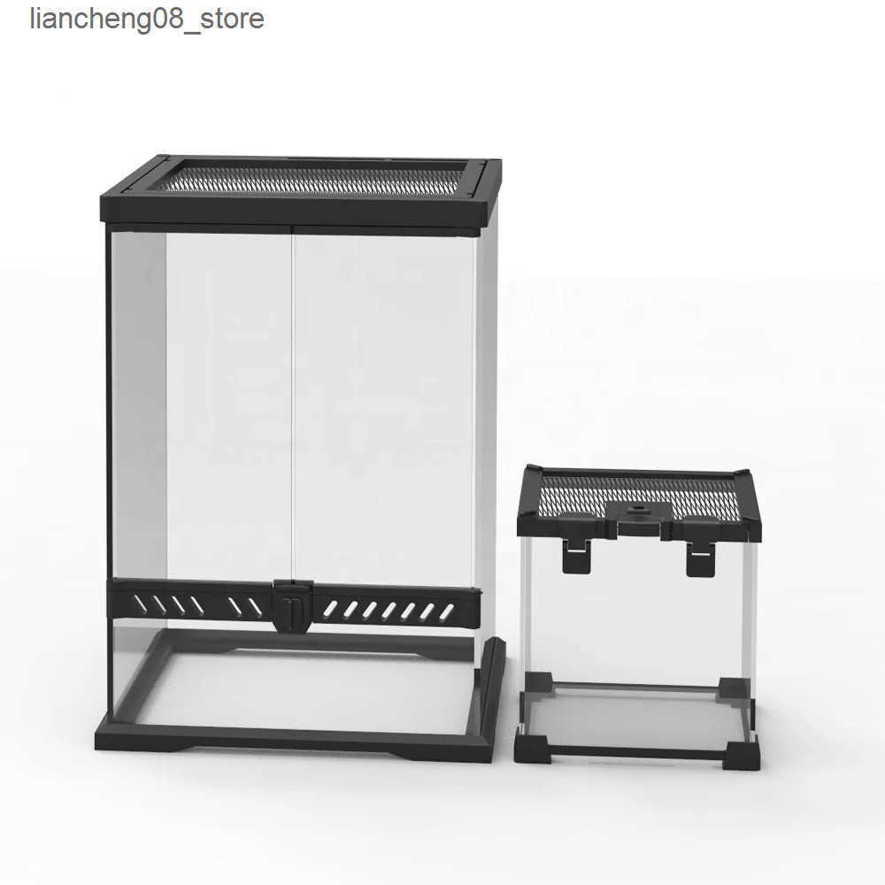 Other Pet Supplies Glass Feeding Cabinet Climbing Pet Room Corn Snake Clover Lizard Sea Turtle Amphibious Aquarium Rainforest Aquarium L240910
