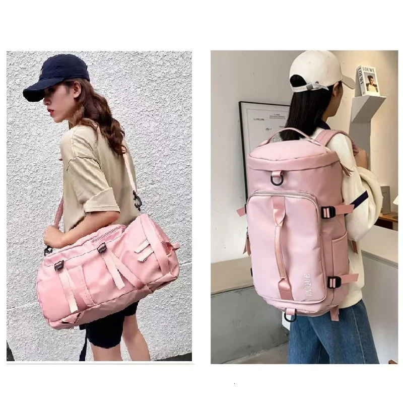 Large capacity backpack travel sports and fitness bag womens yoga bag multifunctional cross body anti sailor carrying bag 241220