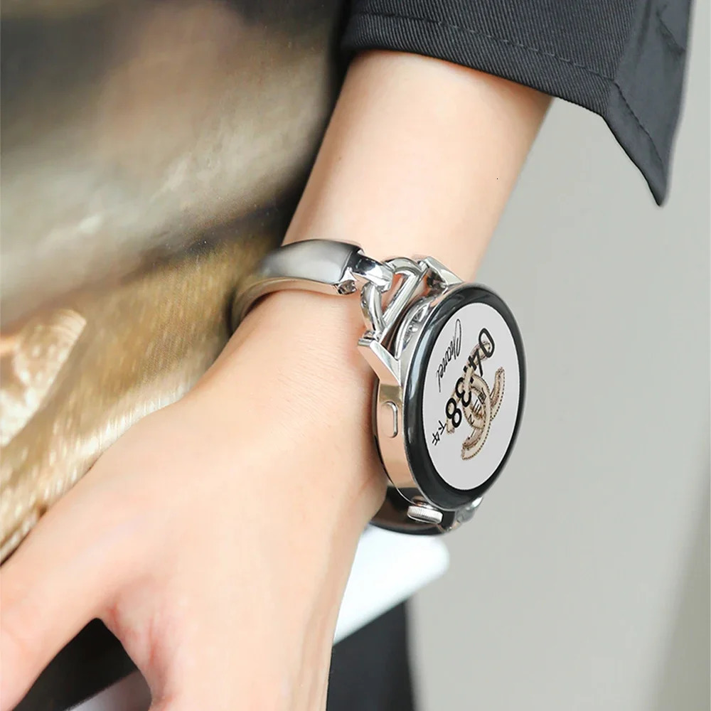 20mm Slim Metal Strap for Watch 6 5 4 40mm 44mm 6classic 43Mm 47mm 5 Pro 45mm Women Chain Band 241220