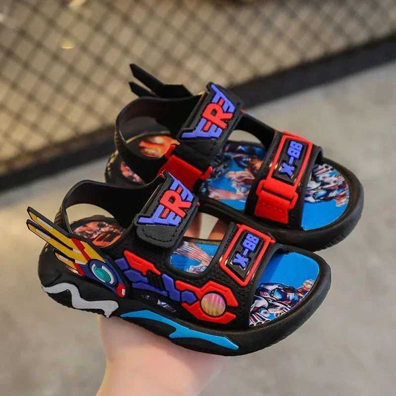 Sneakers Boys Sandals Summer Kids Shoes Toddler Baby Boys Sandals Infant Casual Beach Children Outdoor Black Shoes H241221