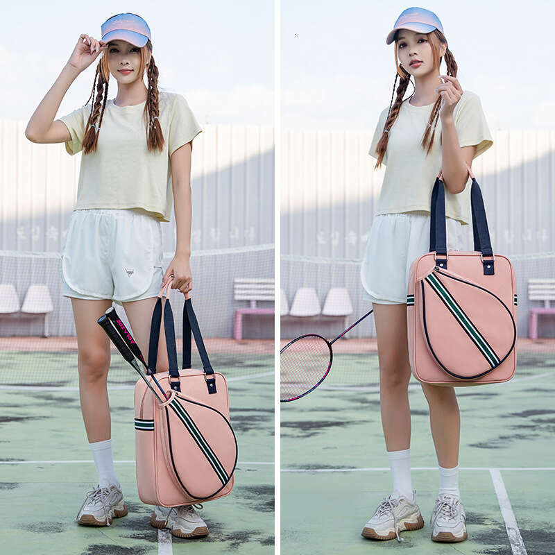High End Badminton Racket Bag, Single Shoulder Handbag, Large Capacity Table Tennis Racket, Portable Storage Bag