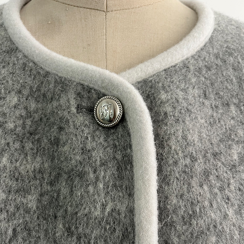 Elegant Women's Wool Overcoat for Winter - Belted Design & Oversized Fit