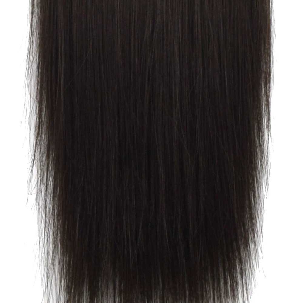 TOPREETY Synthetic Fiber Heat Resistant Straight Ribbon Ponytail Extensions 1006XJ241221