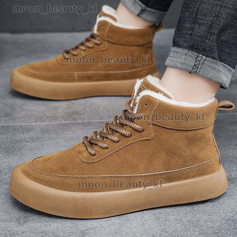 designer boot 2024 Winter New fashion Men's Snow Boots With Velvet Thickened Men's Shoes Warm high quality Cotton Shoes Men's Large Cas