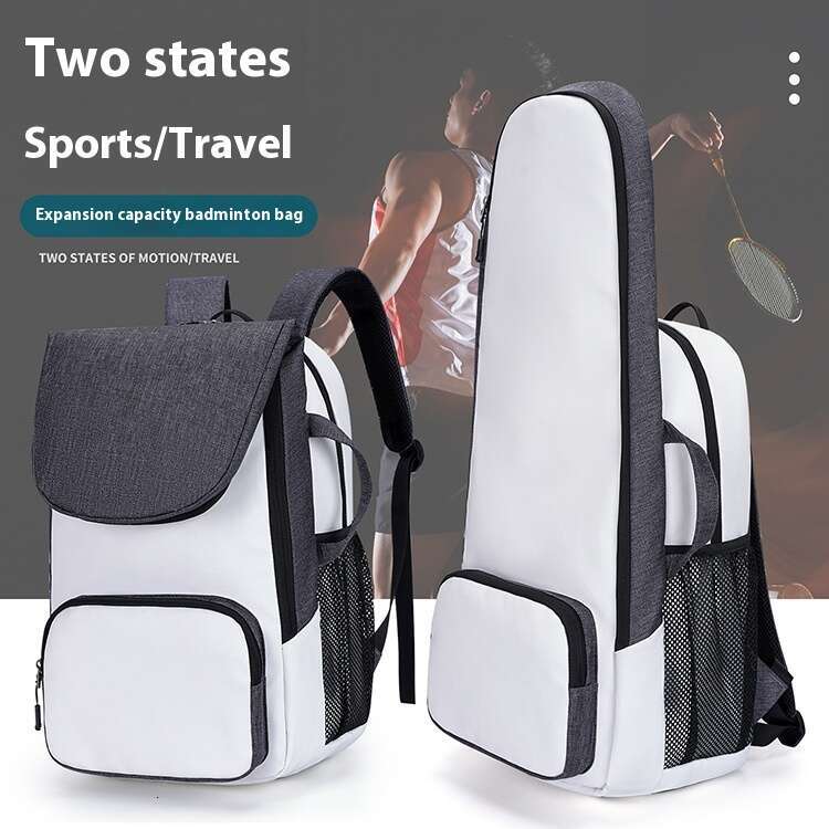 Badminton Expansion Large Capacity Tennis Racket Bag Casual Shoe Compartment Sports Backpack