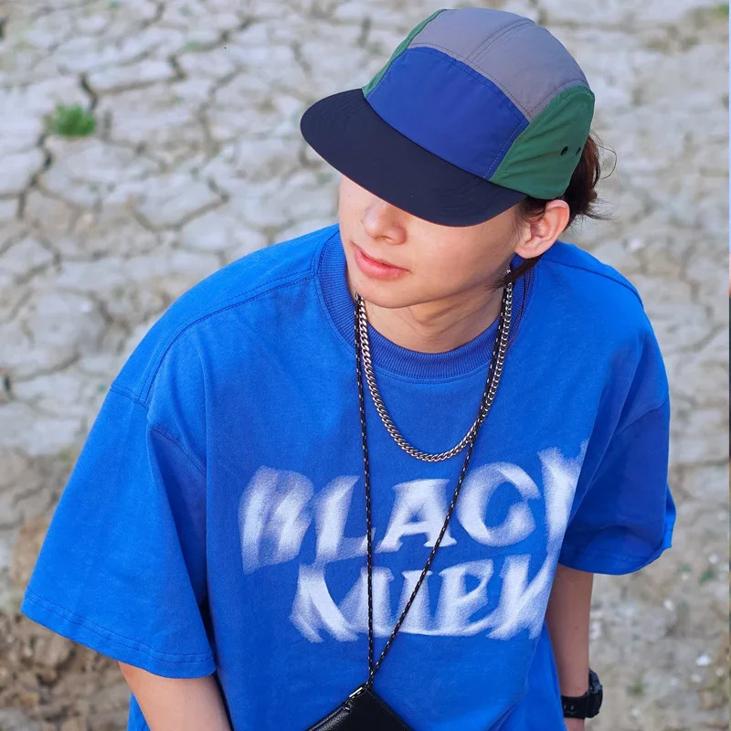American Summer Hip Hop Mens Flat Baseball Hat Womens Hiking Camp Waterproof Hat Outdoor Sun Hat Fishing 5 Panel Hat 241220