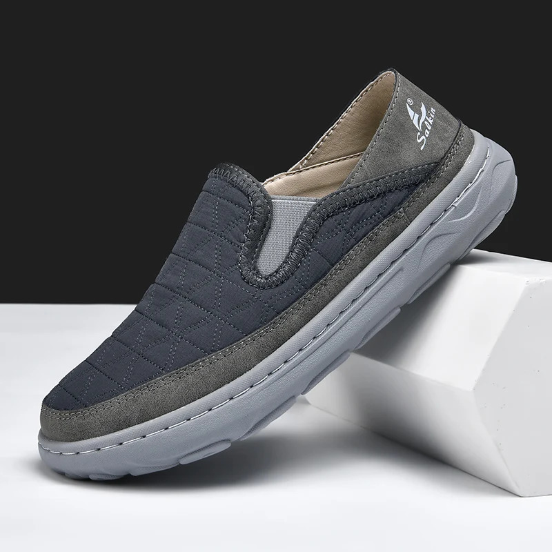 autumn breathable sports shoes mens casual shoes lightweight sliding boots mens outdoor shoes walking elastic sports shoes 241213