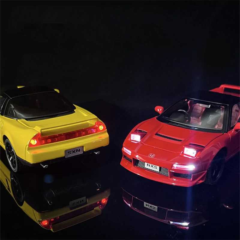 1 32 Honda Acura NSX NA1 alloy sports car model die-casting and toy car metal racing car model simulation sound light childrens giftXJ250407