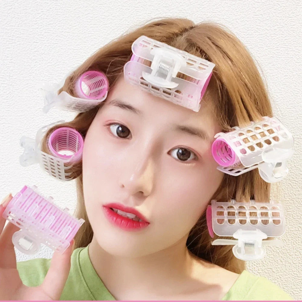 3Pcs/Lot Hair Rollers Bang Roll Curler Hair Curler Plastic Self-adhesive Hair Curling Hairdressing Tool Girl Beauty Styling Tool 241220
