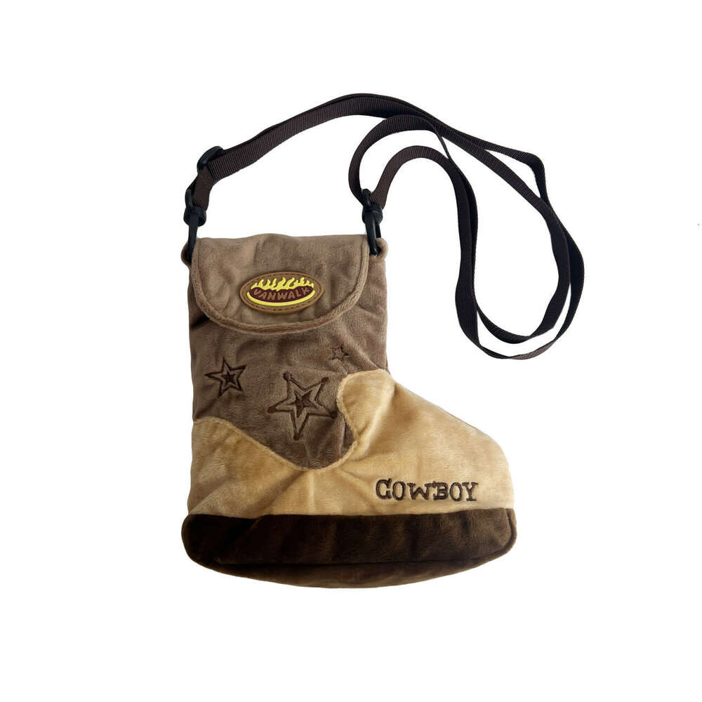 Fury for Women 2024 New Plush Shoes Small Single Shoulder Crossbody Fashionable and Cute Shoe Bag