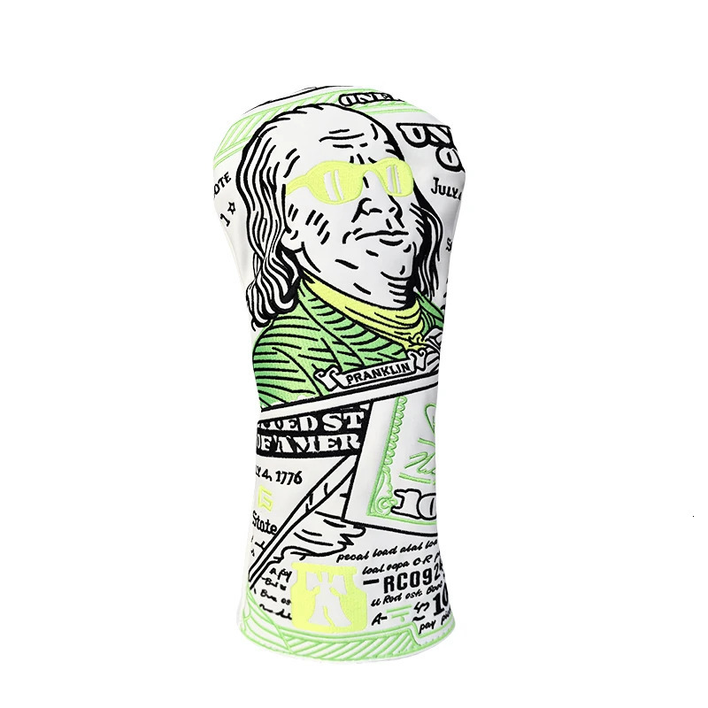 Dollar Golf Wood Cover Driver Fairway Hybrid Waterproof Protector Set Leather Soft Durable Golf head Club Covers 241220