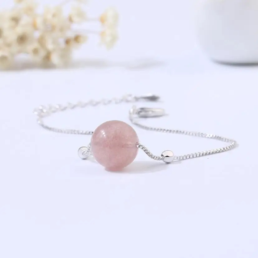 top grade strawberry crystal bracelet town shop treasure crystal anti - fatigue -selling bracelet 241220