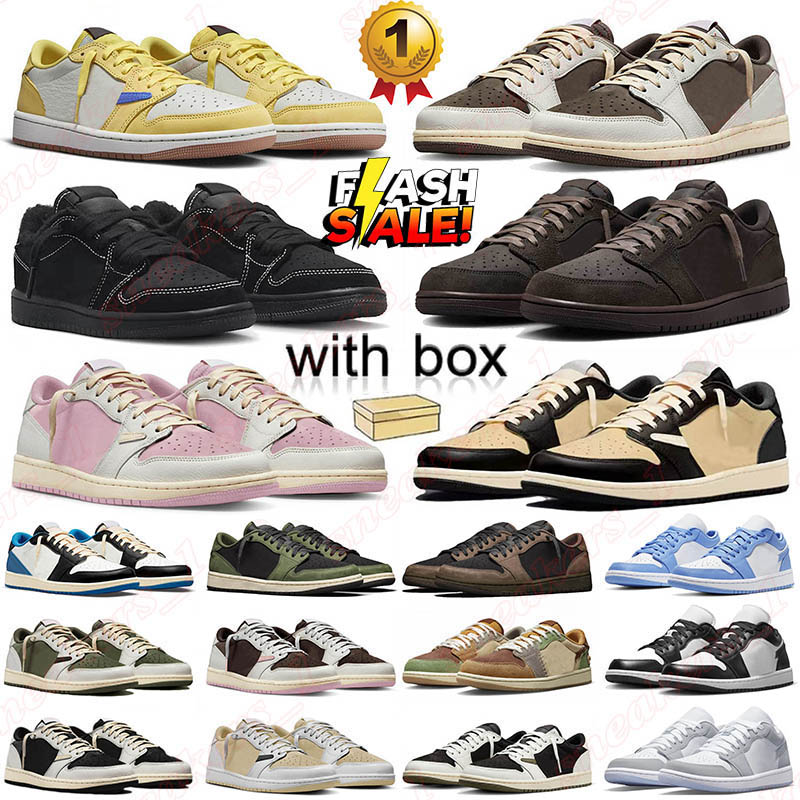 2025 basketball shoes mens women sneakers reverse mocha low black canary pony pink veet brown chicago designer trainers big size