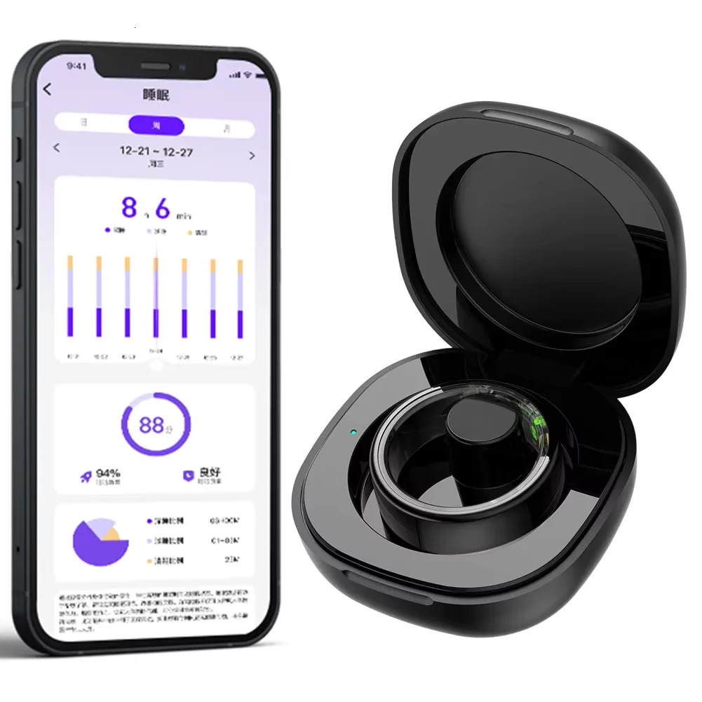 For XIAOMI R02 Smart Ring Charging Case 200mAh Wireless Charger Box Replacement Charger Dock Station for JR02 R03 R06 Smart Ring 241220