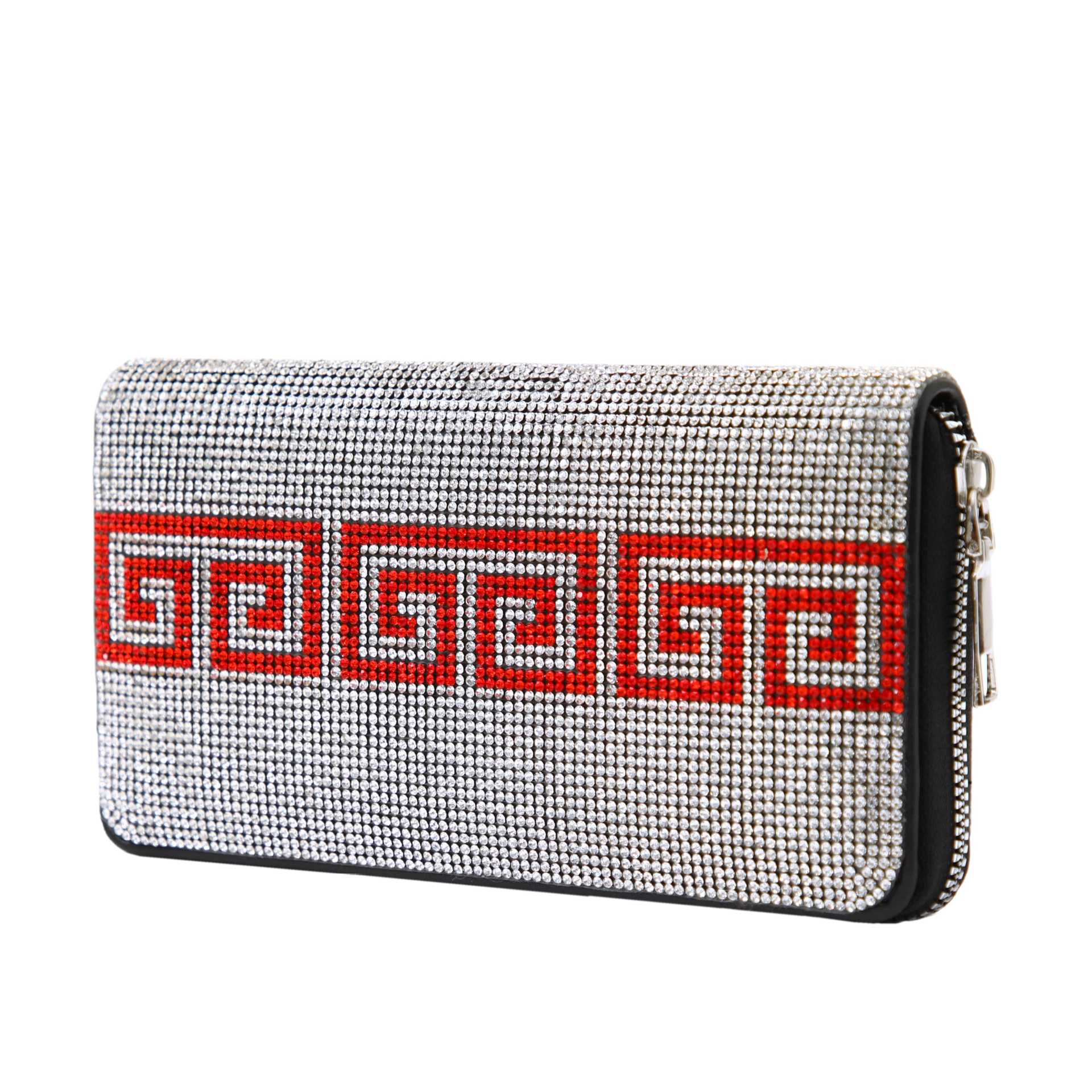 Free shipping 2025 new designer Wallets Card bag Diamond chain wallet multiple card slots loose change