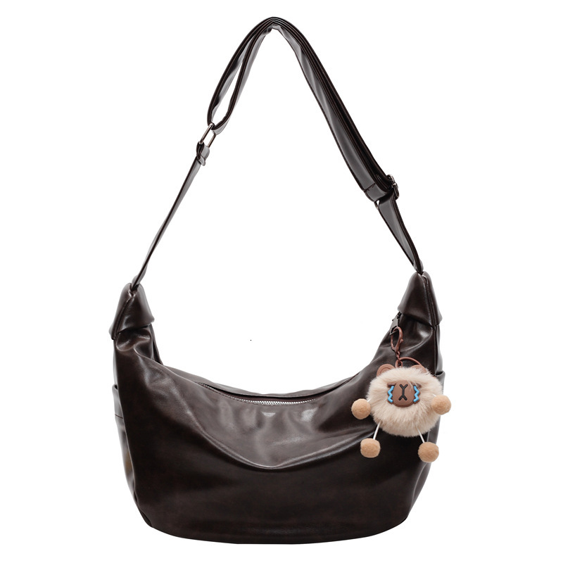 Bag Autumn Winter Texture Large Capacity Solid Color Dumpling For Women 2024 New Fashionable And Casual Versatile Single Shoulder Crossbody Bag