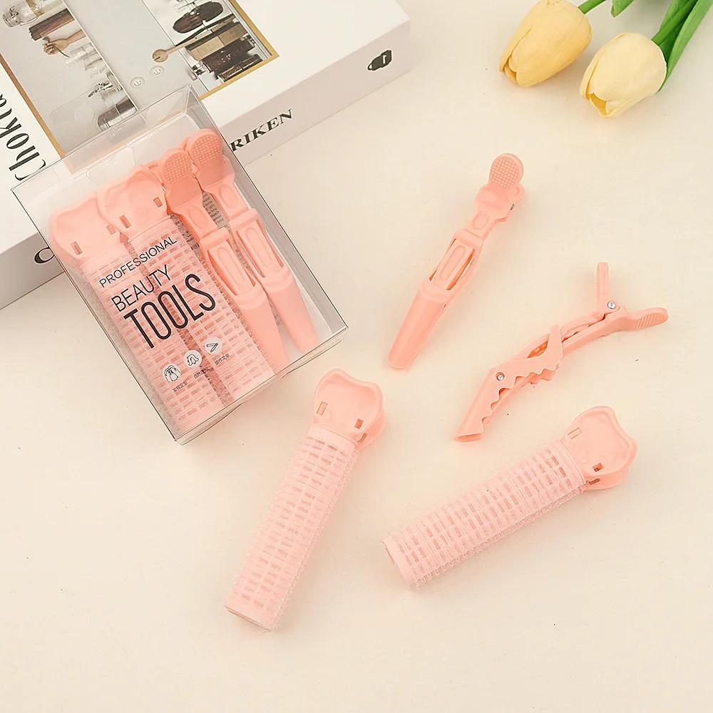 Molans 1Set Hair Rollers Heatless Hair Curlers No Heat Hair Bang Volume Self-adhesive Hook amp Loop DIY Styling Tool 241220