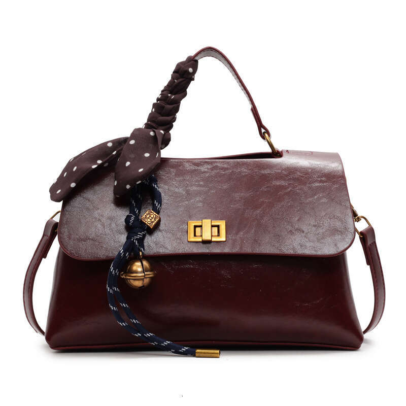 Female high looks niche crossbody 2024 new high-end shoulder female bag handbag silk scarf fashion