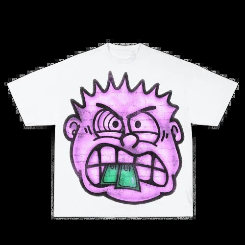 Y2K Cartoon Graphic Print T Shirt Men Women Harajuku Hip Hop Oversized Short Sleeve Casual Round Neck Tshirt Gothic 241217