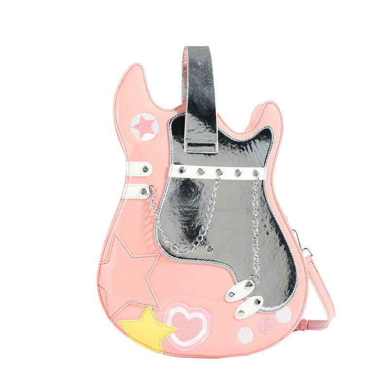 Personalized violin bag 2024 new Sen style soft girl fashion rivet trend single shoulder backpack PU