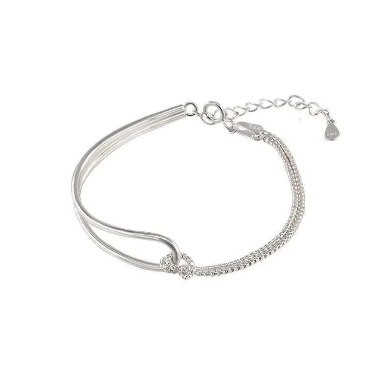 Minimalist Dozen Chain Wristband Bracelet Women South Korea Special-Interest High-Grade Jewelry 241220