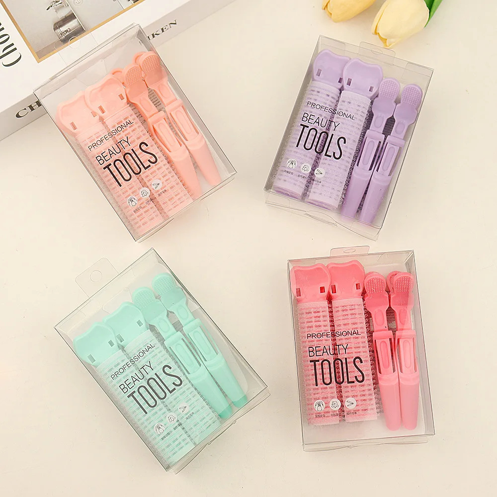 Molans 1Set Hair Rollers Heatless Hair Curlers No Heat Hair Bang Volume Self-adhesive Hook amp Loop DIY Styling Tool 241220