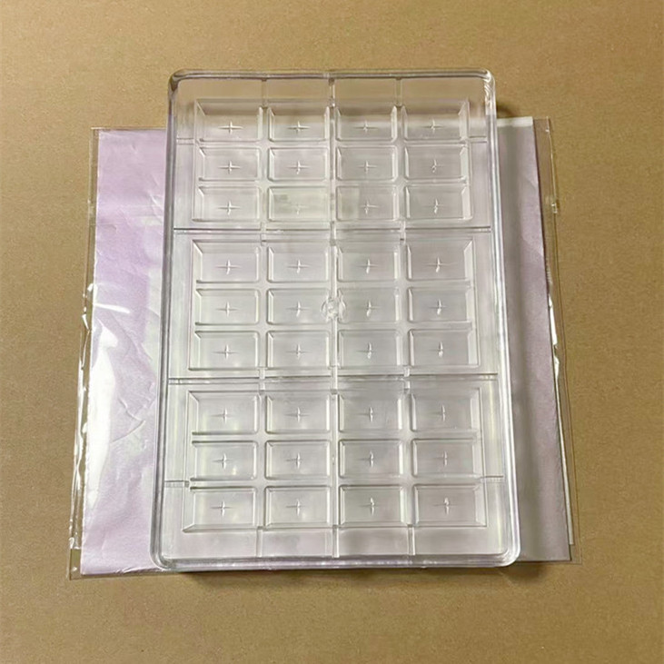 one up baking moulds oneup plastic 12 girds 15 girds mould chocolate bar molds packing boxes pack paper box